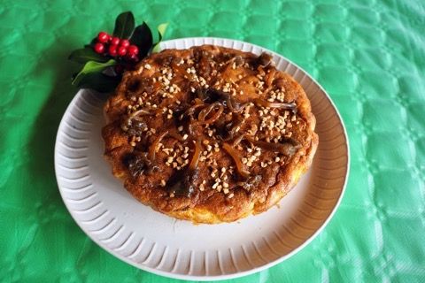 1ER PREMIO -  Tarta de calabaza con Cantarelas lutescens