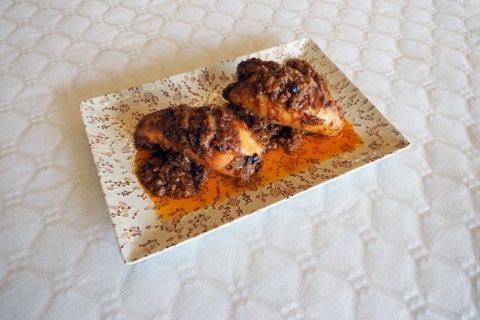 2DO PREMIO - Calamares rellenos de Shiitake