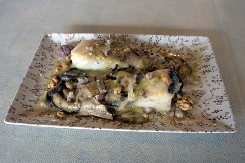 3ER PREMIO - Bacalao confitado con Boletus edulis y guarnición de otoño